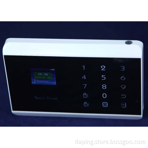 touch screen wireless alarm system easy operate easy install stable quality color screen